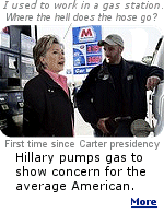 From 2008: Both Clinton and McCain want to suspend the 18 per-gallon federal tax for 3 months, helping get you through the summer, and helping them get through the campaign.